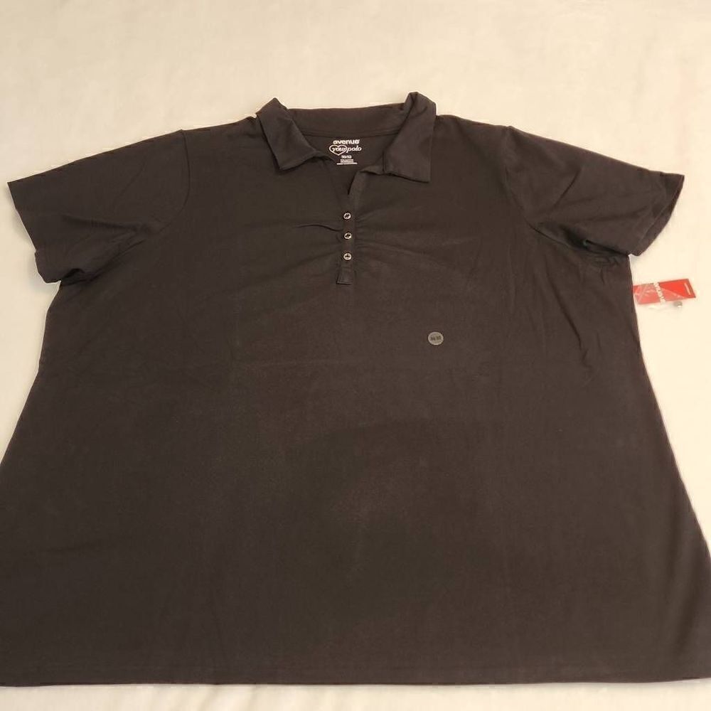 3 For $24 NWT Avenue Womans Black Polo Size 30/32
